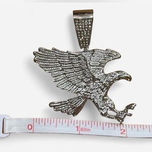 Stainless Steel Eagle Pendant - Solid! 🦅
